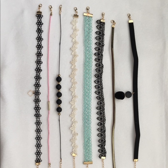 Black Choker Necklace - Picture 2 of 2